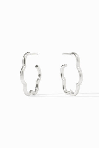 Gardenia Hoop-Silver-S