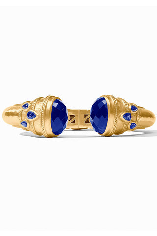Cannes Cuff Iridescent Sapphire Blue