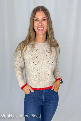 Autumn Cashmere Shell Stich Crew
