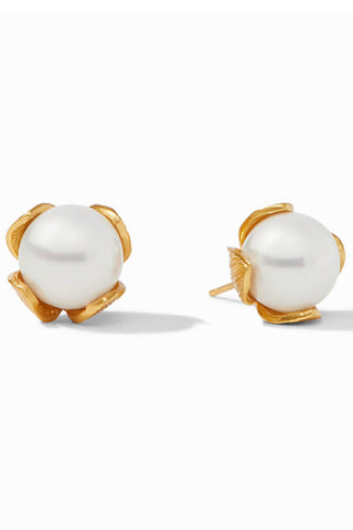 Penelope Stud Gold Pearl - Large