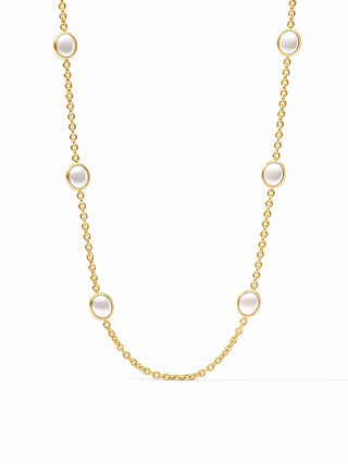 Laguna Stone Station Necklace Pearl