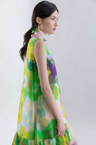 Psophia Bloomlight Dress Green