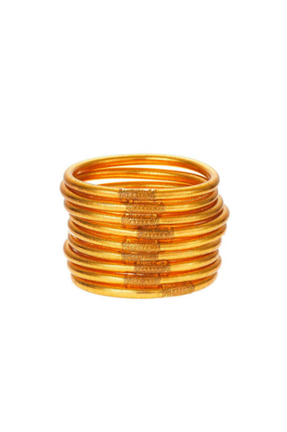 All Weather Bangles Set Of 9- Gold