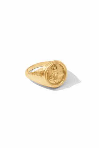 Bee Signet Ring-Gold-7