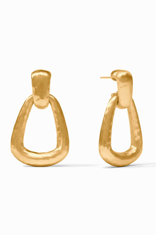 Sahara Demi Doorknocker Earring Gold
