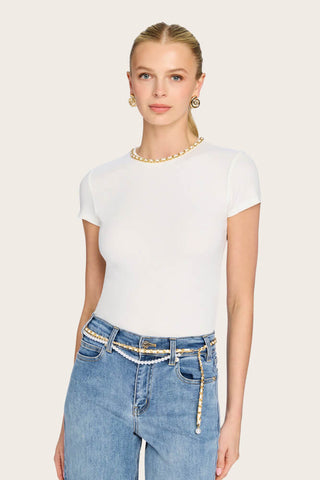 Tate Chain Top White