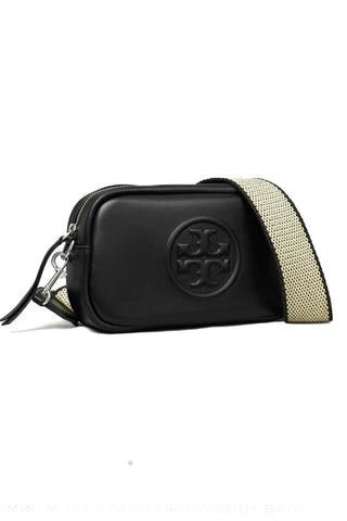 Tory Burch Miller Soft Mini Crossbody Bag Black