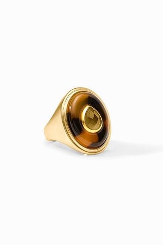Carnaby Statement Ring-Tortoiseshell-7