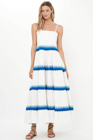 Oliphant Smock Back Maxi Pacific Blue