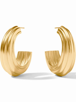 Portofino Statement Hoop Gold