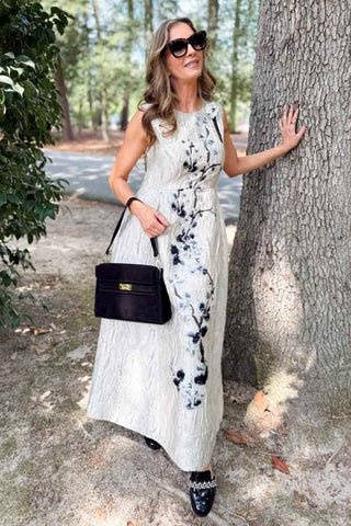 Psophia Sleeveless Maxi Ivory
