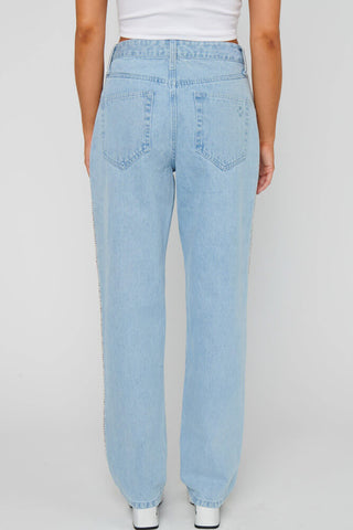 Show Me Your MuMu Icon Jeans Rhinestone Trim