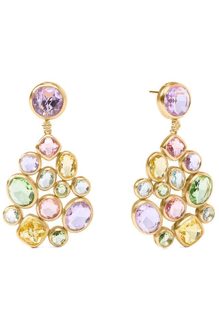 Kaleidoscope Statement Earring Multi Stone