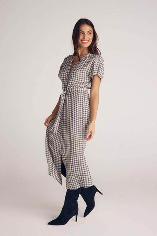 Bella Dahl Check Plaid Dress