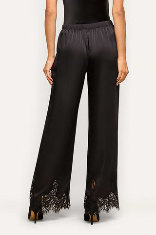L'Agence Lace Trim Drawstring Pant