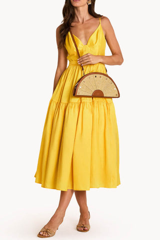 Hammitt Shelley Clutch Cocoa Raffia