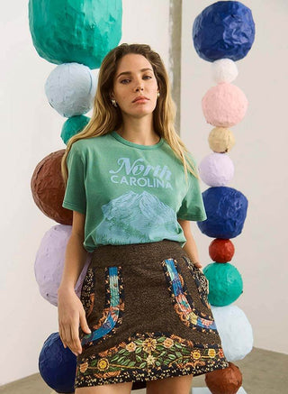 Hunter Bell Schulte Skirt High Country Tweed