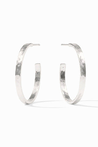 Crescent Hoop-Silver-M
