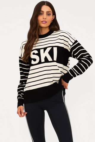 Callie Sweater Summit Stripe Black