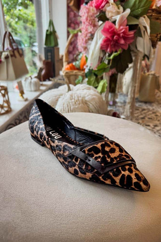 Bibi Lou Astra Flat Leopard