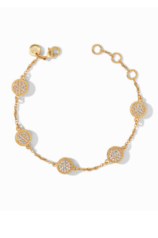 Windsor Delicate Bracelet Gold Pave Cubic