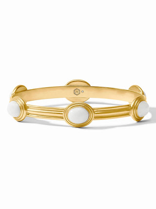 Portofino Stone Bangle White Jade