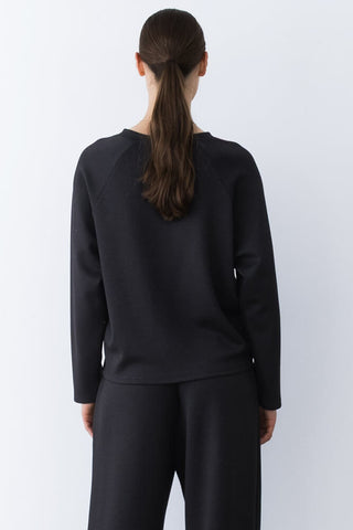 Ripley Rader Scuba Knit Top Black
