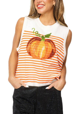 Queen of Sparkles Pumpkin Knit