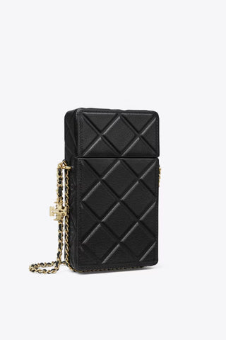 Tory Burch Fleming Phone Crossbody Black