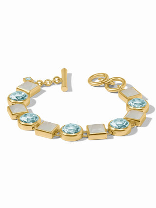 Jolie Tennis Bracelet Aquamarine