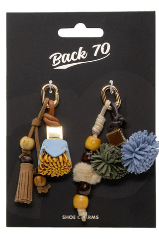 Back 70 Shoe Charm Country Florals