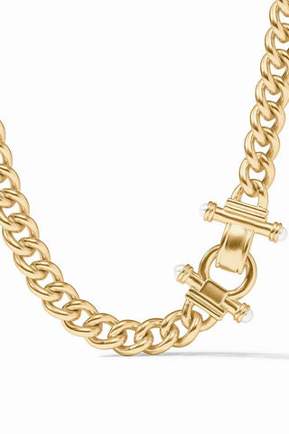 Dolce Demi Link Necklace-Pearl-OS