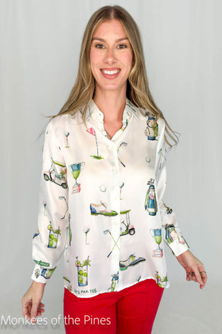 Vilagallo Golf Shirt White