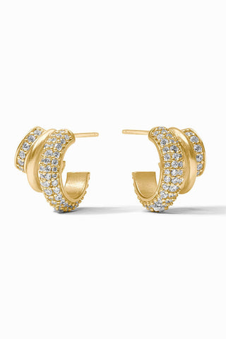 Julie Vos Stardust Triple Hoop CZ