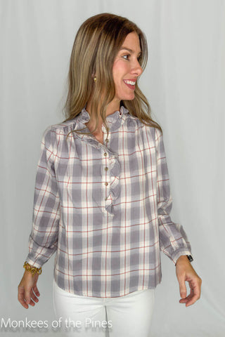 Caspian Top Grey Mist