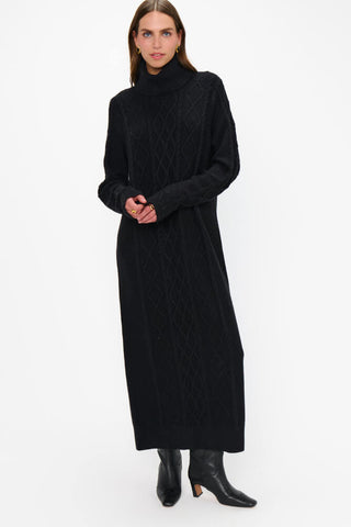 Montreal Midi Dress Black