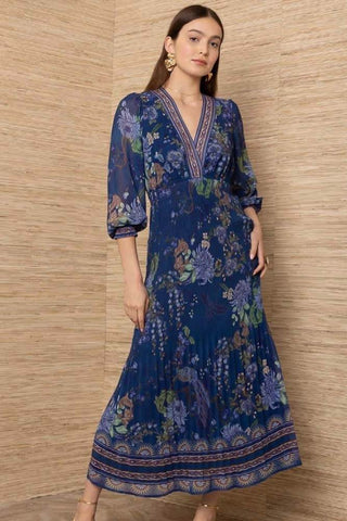 Halebob Longsleeve Navy Maxi