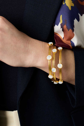Essex Stone Bangle MOP S