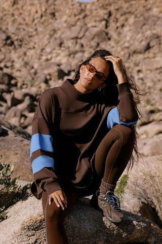 Beach Riot Jaylyn Sweatshirt Caribou Blue