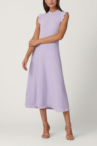 Shoshanna Tucker Dress Lilac