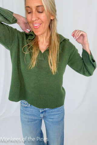 Mattia Sweater Myrtle Green