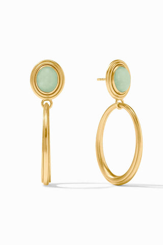 Portofino Statement Earring-Aqua Jade-OS