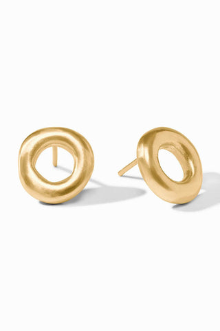 Wave Circle Stud - OS