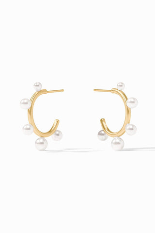 Hydra Stone Hoop-Pearl-S