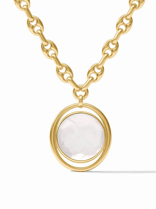 Laguna Statement Necklace Clear Crystal