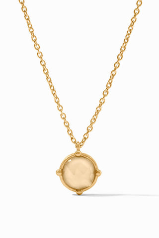 Honeybee Solitaire Necklace-Iridescent Champagne-OS