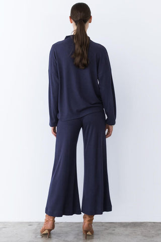 Ripley Rader Sweater Crop Knit Pant Navy