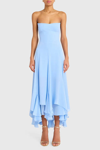 Amanda Uprichard Monterey Dress Baby Blue