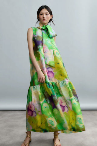 Psophia Bloomlight Dress Green