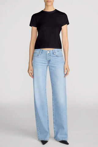 Frame Gray Dodger Offset Hem